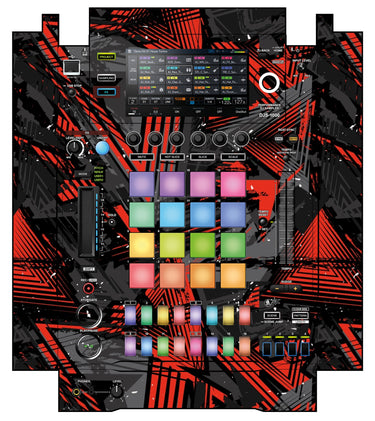 Pioneer DJ DJS 1000 Skin Ridge Red